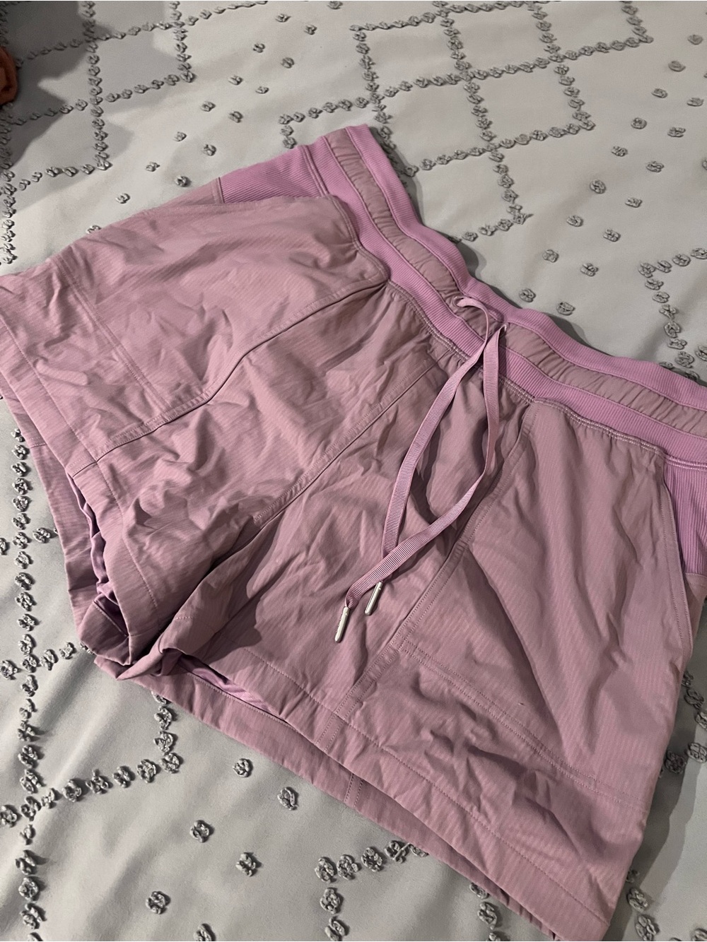 lululemon athletics dance studio Lilac Drawstring Athletic Shorts